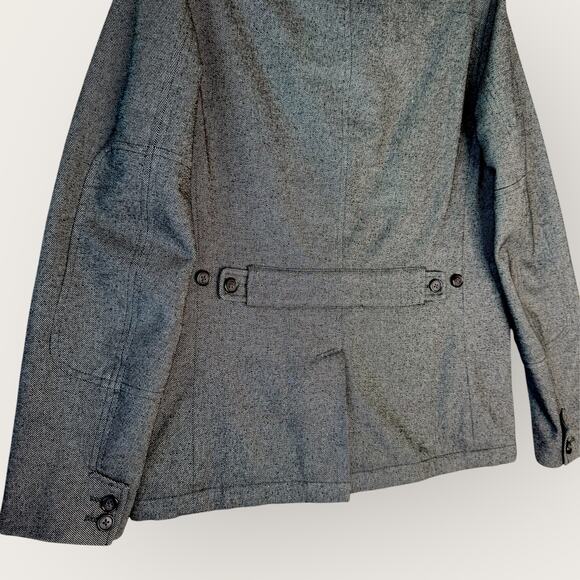 PLECTRUM Ben Sherman Slim Fit Sportcoat Blazer Jacket 4 Buttons Men Size L Gray - Picture 8 of 13